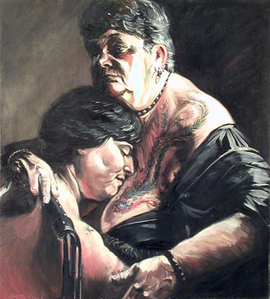 Madeline And Wendy by Bruce Adams, 1996